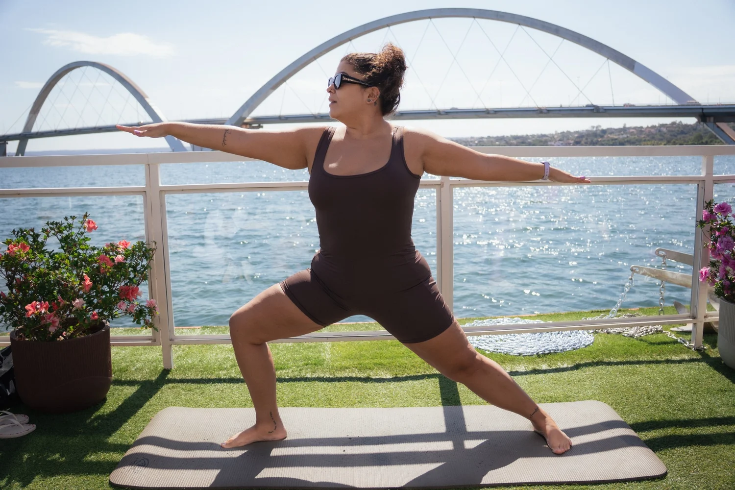 Yoga em experiência particular Fióra